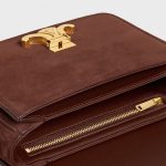 CELINE TEEN TRIOMPHE BAG IN Grained Nubuck Calfskin - Image 4